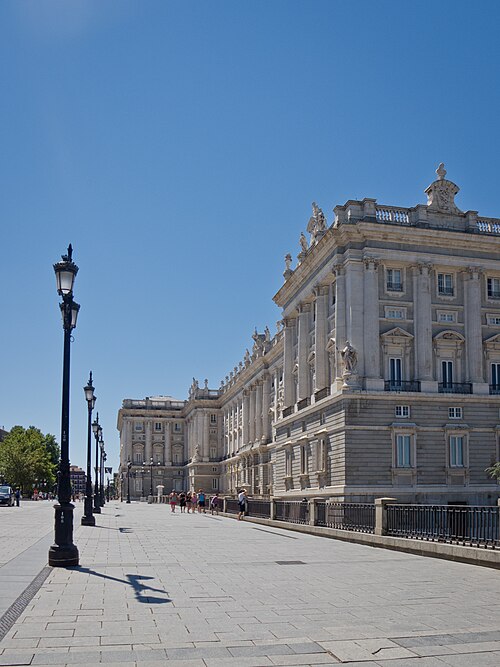 Palacio Real의 실제 풍경