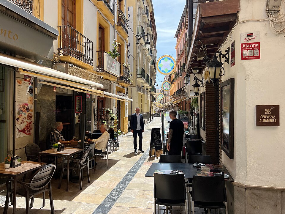 Calle Navas의 실제 풍경